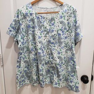 Paisley and Floral Fancy T-shirt